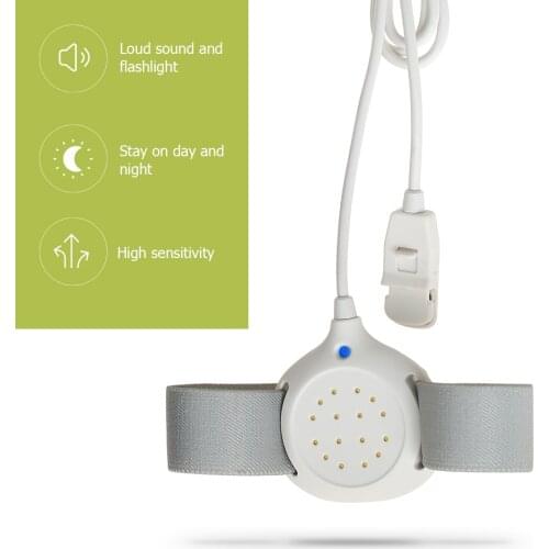 Professional Arm Wear Bedwetting Sensor Alarm For Baby Toddler Adults Potty Training wet reminder Sleeping Enuresis plaswekker