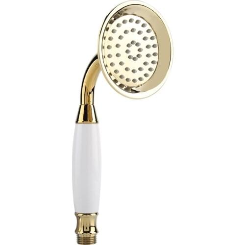 G1/2" Gold Handheld Shower Head Bathroom Sprayer Hand shower Home Bathroom Accessories Flower Shower
