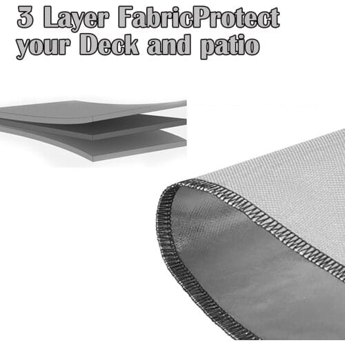 New Stove Floor Mat, Fireproof Outdoor Bonfire Pit Pad Lightweight and Portable flameproof cloth