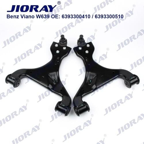 JIORAY Pair Front Lower Suspension Control Arm Triangle For Mercedes Benz Viano Vito W639 2003- 6393300410 6393300510