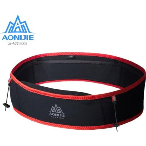 AONIJIE W938 Slim Running Waist Belt Jogging Bag Fanny Pack Travel Money Marathon Gym Workout Fitness 6.9 in Mobile Phone Holder