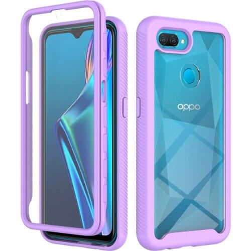 Shockproof Clear Acrylic Business Case for OPPO A12 A 12 A15 A52 A72 A92 A 52 A 15 Comfortable Phone Bag