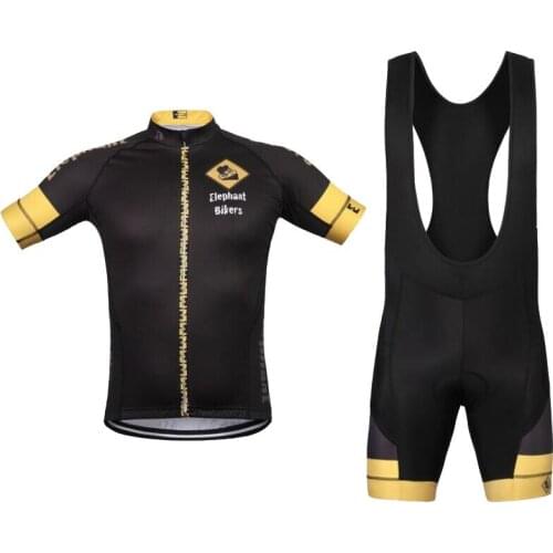 Men Pro Team Cycling Jersey Short Sets Road MTB Bike Bicycle Short Clothes Quick Dry Breathable Fit Antislip Sleeve Cuff