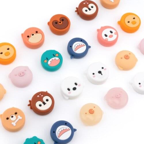 Replace Cute Thumb Grip Cup Cover for Nintendo Switch Joy-con Non-Slip Rocker Case Soft Silicone Cover Thumb Stick Joystick Case