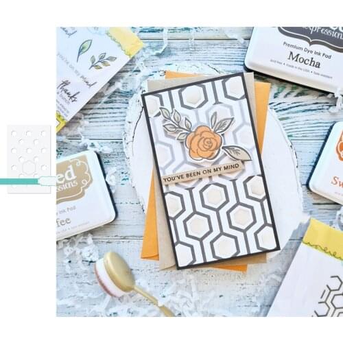 Dots Frame Background Metal Cutting Die Stencil Template for DIY Embossing Paper Photo Album Gift Card Making Scrapbooking Dies