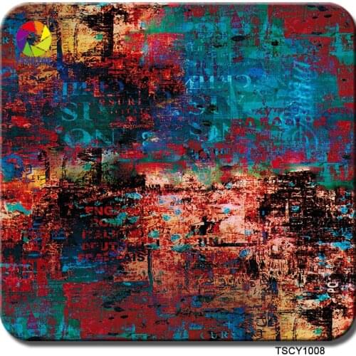 TSAUTOP Size 0.5m x 20m Water Transfer Printing Film Hydro Transfer Film Hydrographic Film TS1008