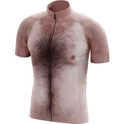 SPEED PEAK Cycling Jersey Short Sleeve Cycling Clothing Men T-Shirt Chest hair Cycling team Enduro Clothes Equipment Bike Mtb