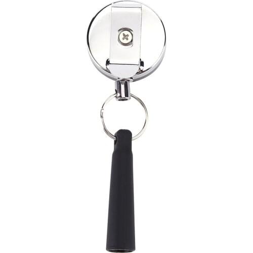 Retractable Woodworking Marking Pen Pull Holder Belt Ring Clip Telescopic Cover Reel Carpenter Outdoor Anti Lost Rope