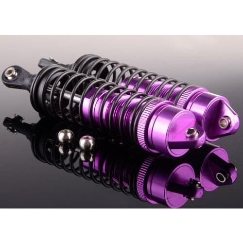 2P Aluminum Alloy Rear Shock Absorber Springs Damper 80-102MM For RC 1/10 Car Traxxas Slash 4x4 2WD