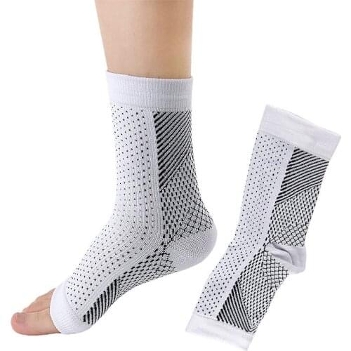 1 Pair Copper Infused Compression Socks Ankle Support Pain Relief Socks Personal Health Care Braces & Supports EK-New