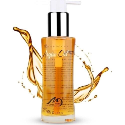 100% Natural Organic 100ml Argan Oil Moroccan Haircare Essential Oil Nourish Scalp Reply Now Repair Hydrating Treatment
