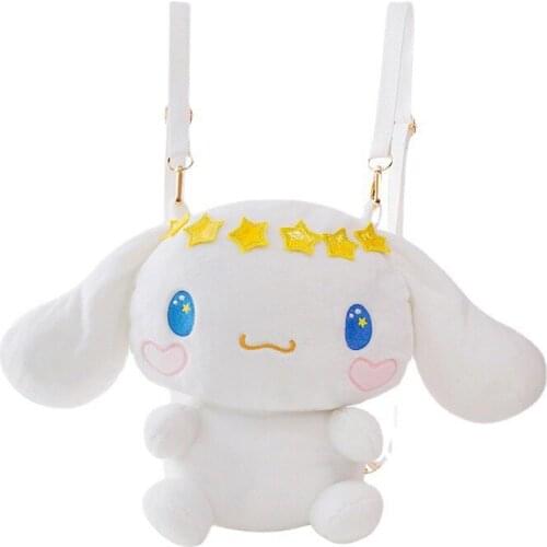 32CM KAWAII Sanrio cartoon Anime Series Cinnamorol Backpack Cute pillow soft plush toy Ornaments BABY Boy girl Gift
