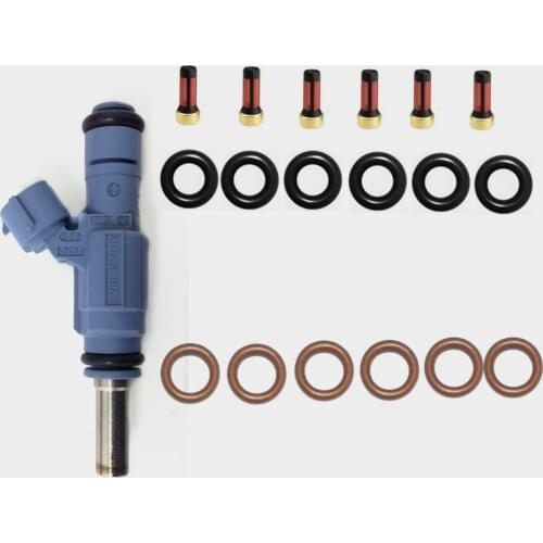 6sets fuel injector repair kits for Audi Porsche Volkswagen 3.2L V6 2004-2006 injection oem 0280157012 022906031j 0280155897