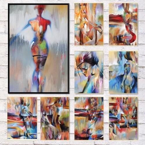 Abstract Hazy Beauty Sexy Female Aesthetics Canvas Painting Wall Art Pictures Posters and Prints for Living Bedroom Home Decor