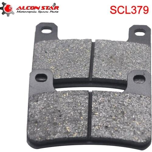 Alconstar- Black Color Rear Motorcycle parts Brake Pads for Honda CBR600 CBR1000 VFR800 CBR600RR 07-14 CBR1000RR 04-14 Racing
