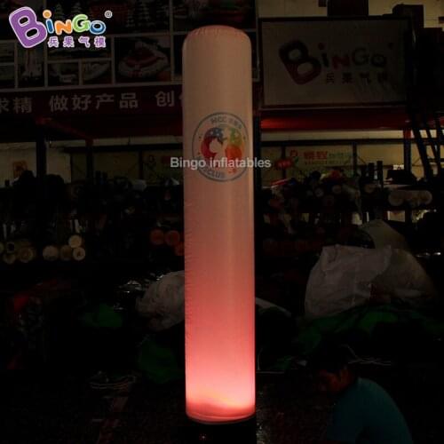Bingo® 2.5mh inflatable light column bespoke inflatable color-light Pillar model for outdoor event toys