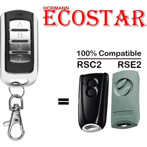 ECOSTAR RSE2 RSC2 433MHz rolling code remote control Ecostar remotes With Battery