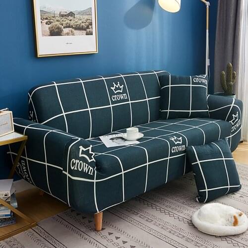 Stretch Sofa Covers Furniture Protector Polyester Couch Cover l 1/2/3/4-seater Arm Chair Cover for Living Room
