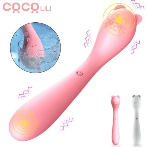 Dildo Vibrator Clitoris Sex Toys for Women G Spot Massager Pussy Vagina Stimulator Dual Head Adult Toys for Beginner Waterproof