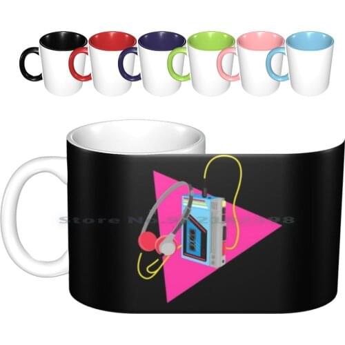 Love The 80s Ceramic Mugs Coffee Cups Milk Tea Mug Love The 80s Retro Vintage 80 80s Fashion Creative Trending Vintage Gift
