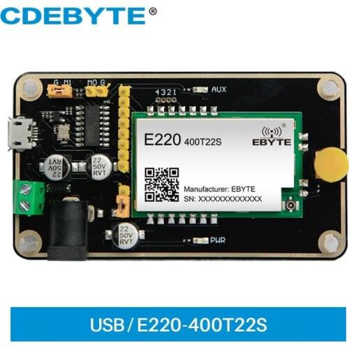 Test Board Kit for E220-400T22S Wireless Serial Port Module USB Board RF Module CDEBYTE E220-400TBL-01