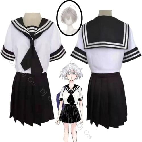 Senju Kawaragi Cosplay Costume Anime Tokyo Revengers Brahman Skirt Suit Girls Women Sailor School Uniform Dress Halloween
