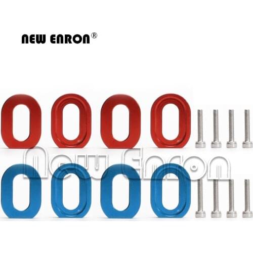 NEW ENRON Aluminum Alloy Washers Shims & Stainless Steel Screws Replace #7759 4Pcs For RC Cars 1/5 Traxxas X-MAXX 77086-4