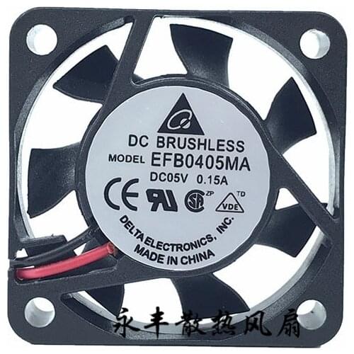 New original EFB0405MA 4CM 4010 5V 0.15A switch inverter double ball cooling fan
