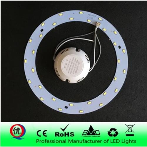 18W 24W 36W Ceiling Fixture LED Ring Panel Circle Lights 5730 LED Round Ceiling Board Circular Lamp With Magnet Screw + Driver