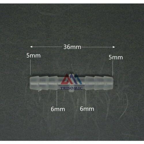 5mm Straight Connector Plastic Fitting Barbed Connector Material PP Hose PVC Tube Connection Joiner Fitting Aquarium Fish Tank