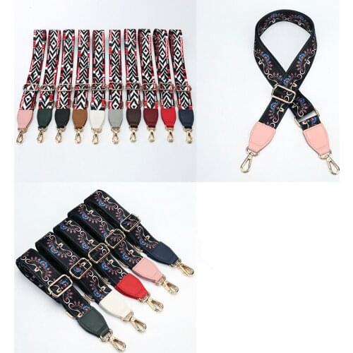 Rainbow Belt Bag Straps Nylon For Women Shoulder Messenger Bags Adjustable Wide Strap Parts For Accessories correa bolso obag