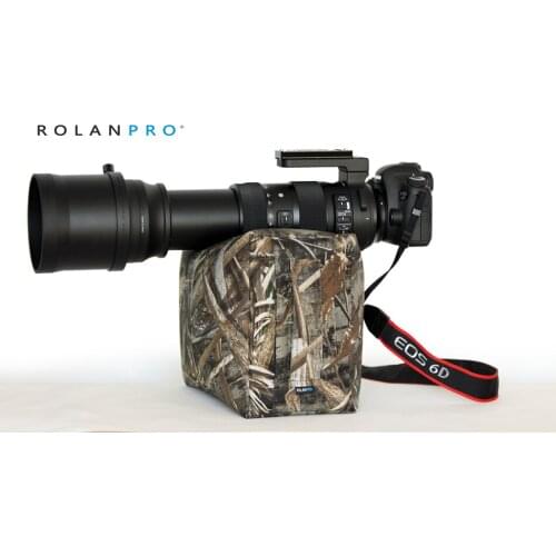ROLANPRO Nylon Waterproof Mini Light Weight Bean Bag for Photography Camouflage Bag Macro Bean Bag for Outdoor Photography