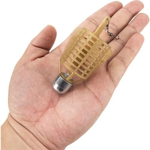 Fishing Bait Cage Connector 20g/30g/40g/50g Basket Feeder Holder For Carp Fishing Bait Tackle