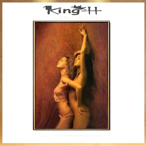 Sexy naked gay girl beauty High quality original 100%Handmade art oil painting Portrait of a Naked Woman