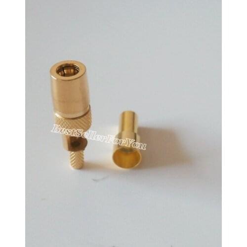 1Pcs SMB Female Jack Window Crimp RF Straight Straight Connector For RG316 RG174 LMR100 Cable Straight Type 50ohm