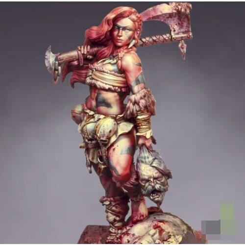 1/24 75mm Resin Model kit figure GK, NORTHERN WIND, Fantasy theme, Unassembled and unpainted kit