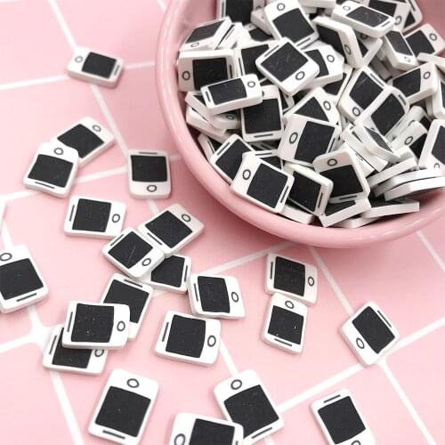 100g Crafts Simulation Mini CellPhone Slice Polymer Clay Sprinkles for Slime Material Accessories DIY Scrapbook Decoration
