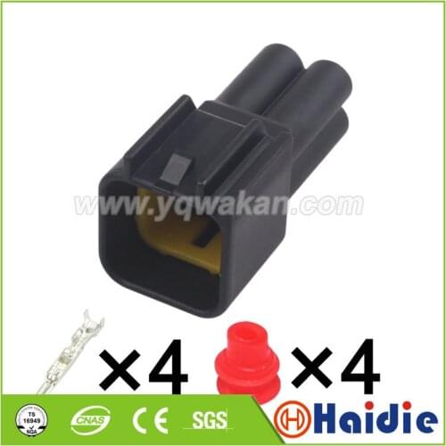 Free shipping 5sets 4pin male of 12444-5504-2 FWY-C-4F-B auto cable waterproof wiring connector