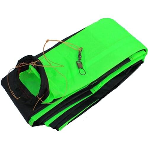 Free Shipping Outdoor Fun Sports Kite Accessories /30m Black with Green 3D Tail For Delta kite/Stunt /software kites Kids