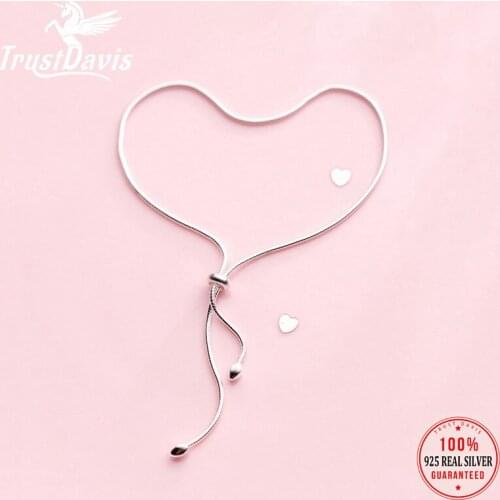 Trusta 2019 100% 925 Sterling Silver Bracelet Jewelry Snake Chain 925 Wholesale Bracelets Gift Girls Lady DS1373