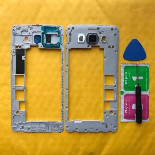 For Samsung Galaxy J7 2016 J710 J710F J710FN J710H J710M J710MN Phone Case Housing Back Frame With Camera Glass Lens