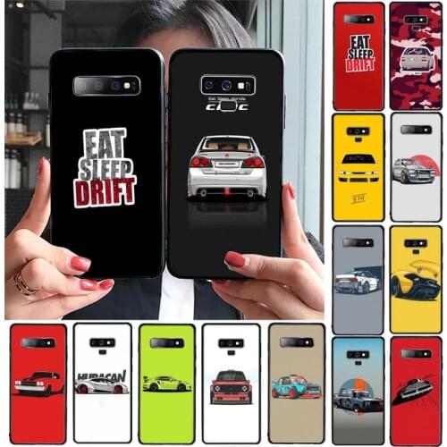 YNDFCNB car eat sleep JDM Phone Case For Samsung Galaxy A30 A20 S20 A50S A30S A71 A10 A10S A7 A8 A6 plus Cases