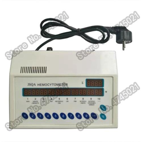 JSQA Hemocytometer Blood Cell Classification Counter 110V/220V