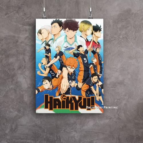 Canvas Anime Haikyuu Pictures Home Decoration Paintings Poster HD Prints Wall Art Modular Living Room Framed