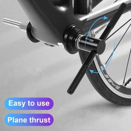 Axis Press Tool CNC Processing Anti-Slip Handle Stainless Steel Bottom Bracket Press Maintenance Tool for MTB