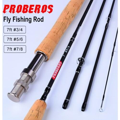 Flying fishing rod 7 feet 2.1m four section high carbon high configuration flying fishing rod 3 / 4 5 / 6 7 / 8 flying rod