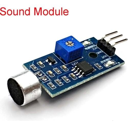 Microphone Sound Detection Sensor Module Sound Sensor Intelligent Vehicle for Arduino
