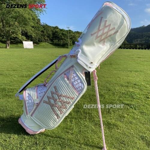 New ANEW Golf bag High quality Pink PU Golf clubs bag in choice 9.5 inch Golf staff bag