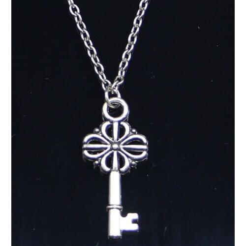 New Fashion Necklace 30x13mm retro treasure chest key Pendants Short Long Women Men Colar Gift Jewelry Choker