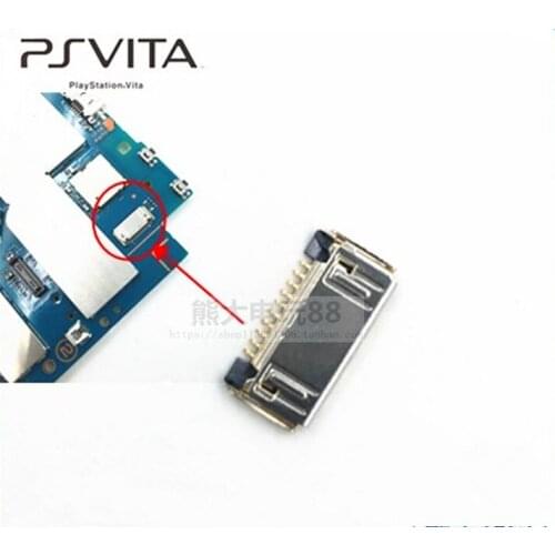 Original Game Card Socket For PS Vita 1000 Front and Rear Camera Interface Card Slot